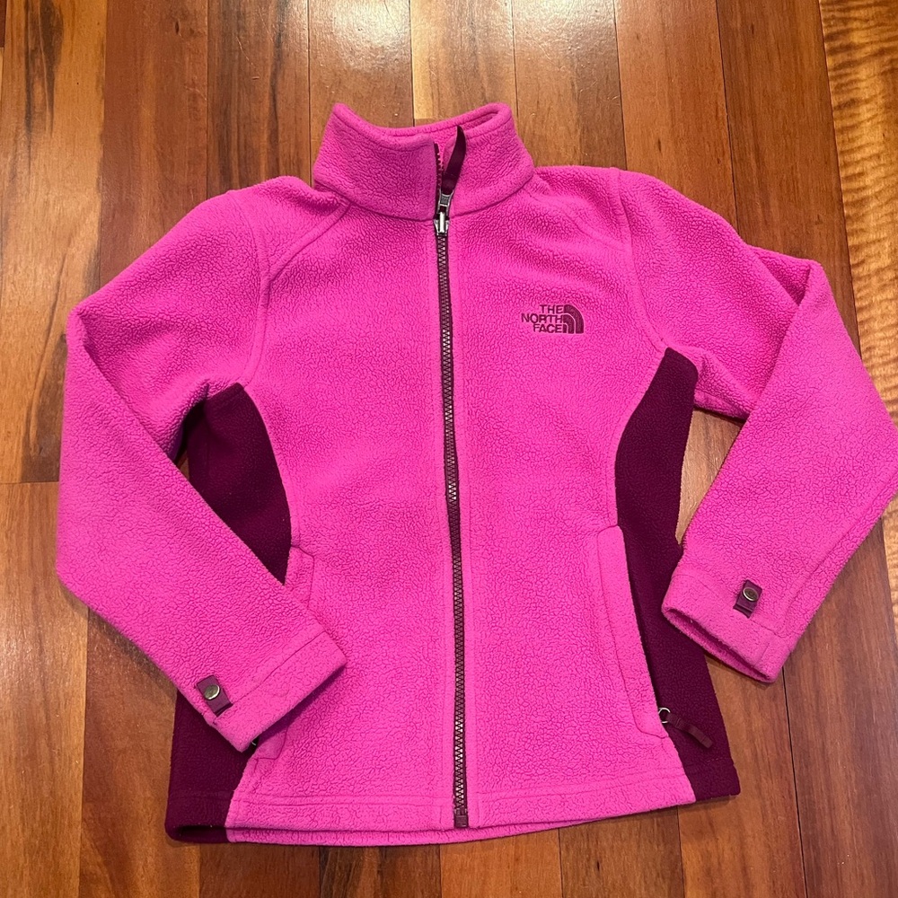 Girls Pink The North Face Fleece sz 7/8